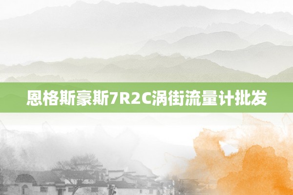 恩格斯豪斯7R2C涡街流量计批发