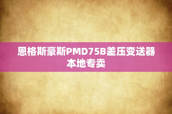 恩格斯豪斯PMD75B差压变送器本地专卖