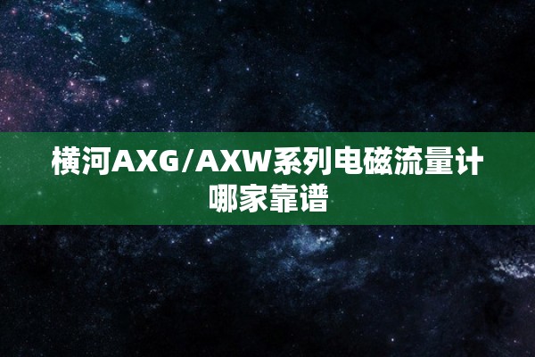 横河AXG/AXW系列电磁流量计哪家靠谱