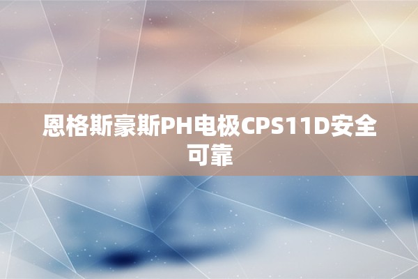 恩格斯豪斯PH电极CPS11D安全可靠