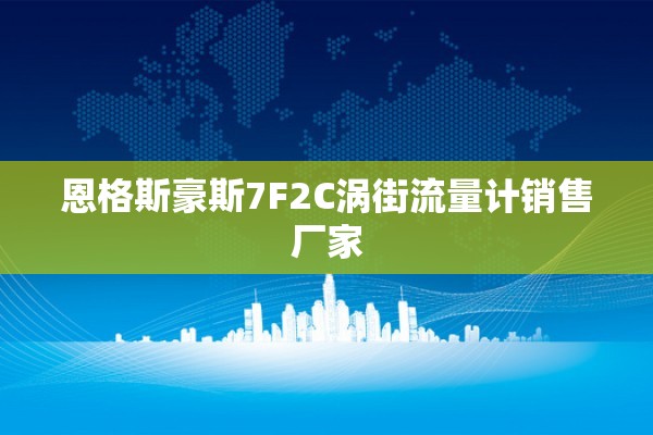 恩格斯豪斯7F2C涡街流量计销售厂家