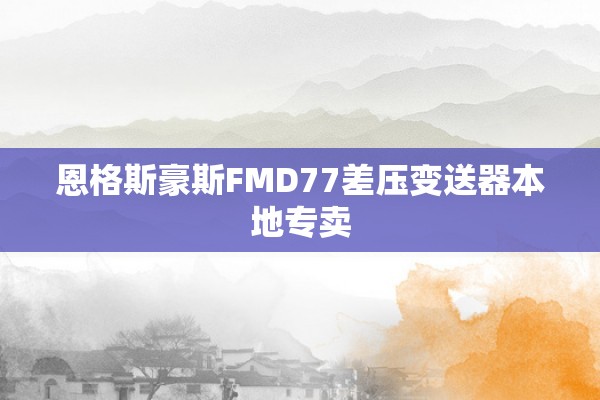 恩格斯豪斯FMD77差压变送器本地专卖