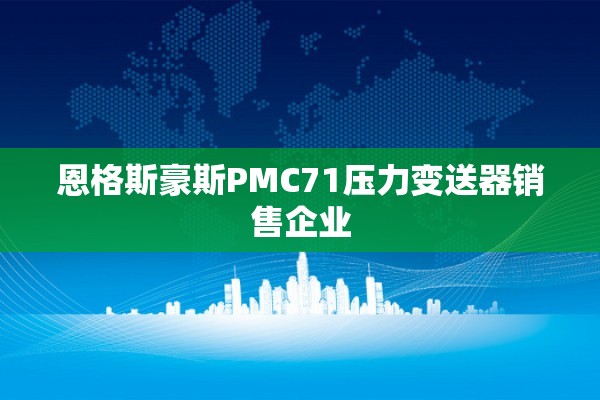 恩格斯豪斯PMC71压力变送器销售企业