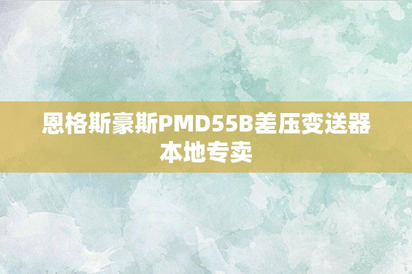恩格斯豪斯PMD55B差压变送器本地专卖