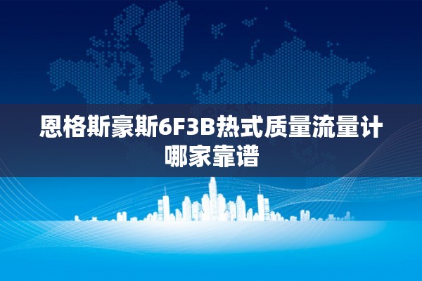 恩格斯豪斯6F3B热式质量流量计哪家靠谱